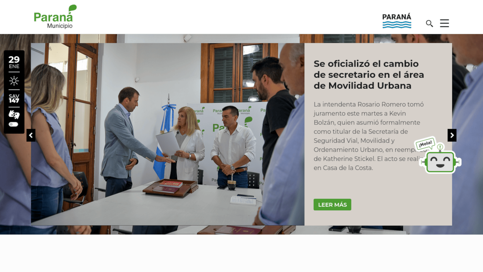 Sitio Oficial de la Ciudad de Paraná